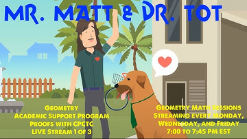 Geometry - Proofs with CPCTC - LIVE Stream 1 of 3