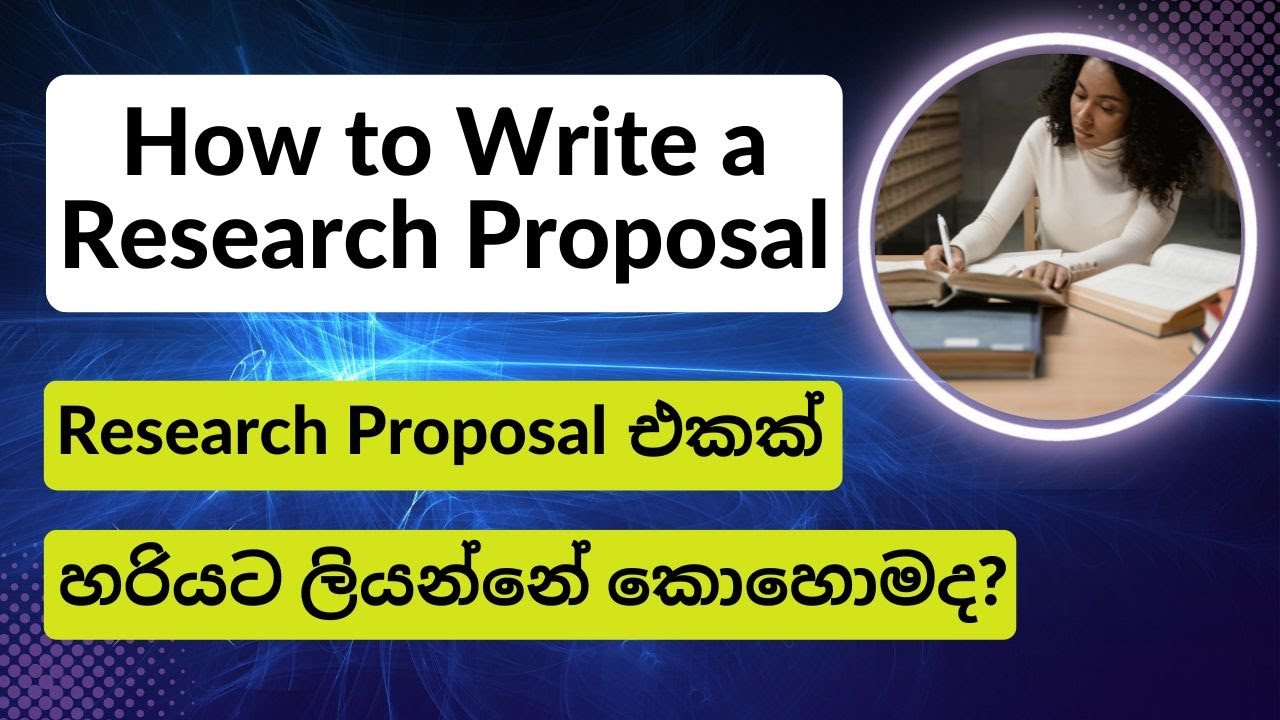 Research Proposal Writing/ How to Write a Research Proposal/ Thesis ...