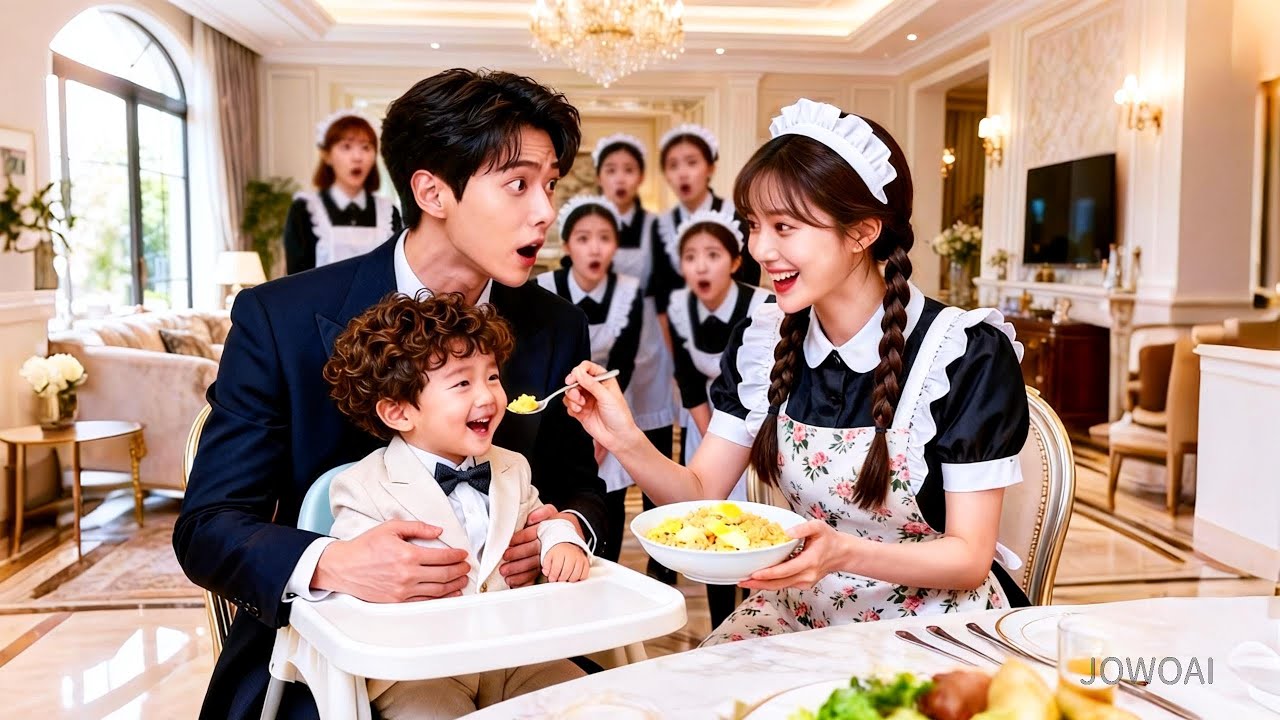 ¡El hijo del CEO solo come la comida de una chica y su padre decide casarse con ella!