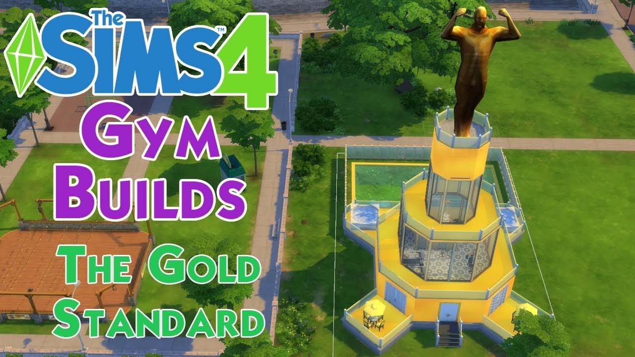 The Gold Standard Gym (Sims 4 Gym Build) YouTube