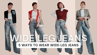 5 Ways To Wear Wide Leg Jeans (20 Outfit Ideas)