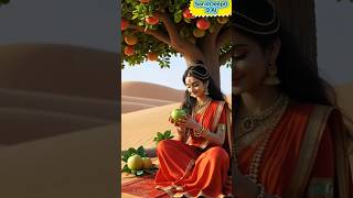 When Maa Parvati opens the apple, look what comes out! #MaaParvati #Desert #AI..