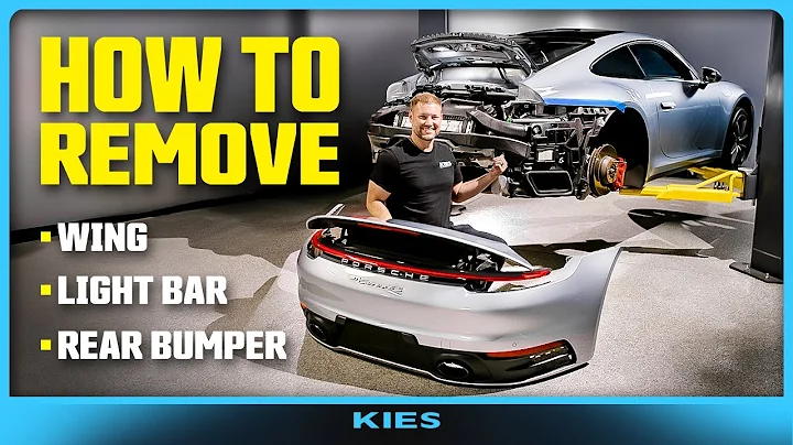 Porsche 992 DIY: How to Remove the Wing, Light Bar, & Rear Bumper