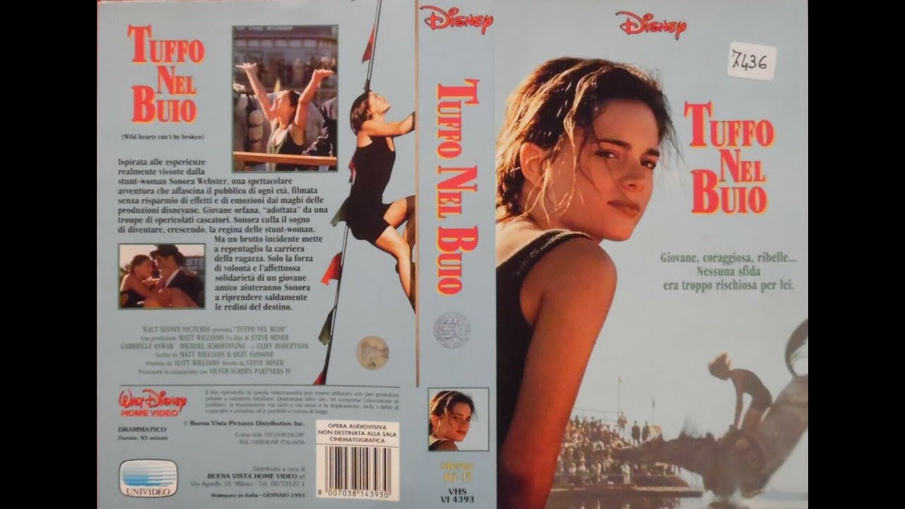 Wild Hearts Cant Be Broken Italian VHS Opening Disney 1993