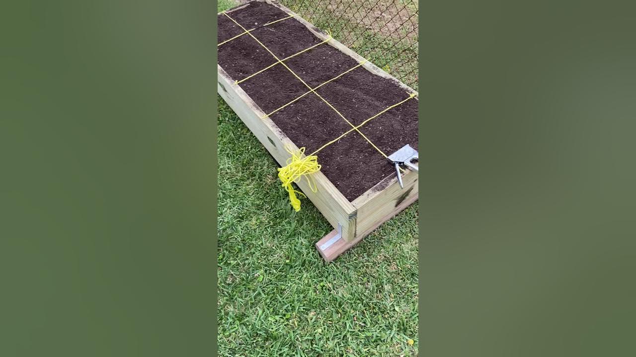 How to build a garden box part 4 YouTube