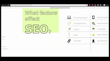 Website with horizontal scrolling