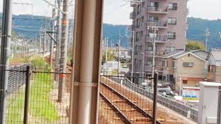 愛知環状鉄道2000系G12編成折り返し普通岡崎行高蔵寺1番線到着