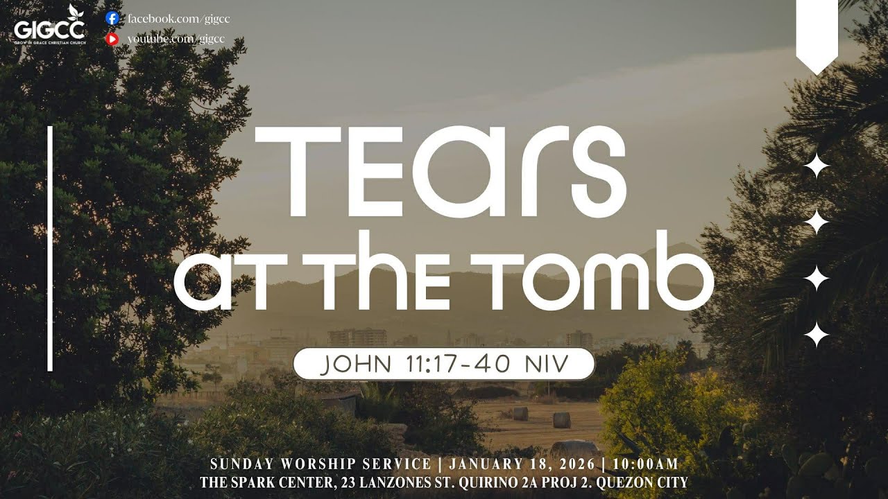 TEARS AT THE TOMB | January 18, 2026, 10 AM @ The Spark Center.