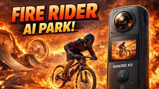 Insta 360 X5 Fire Rider Ai Park