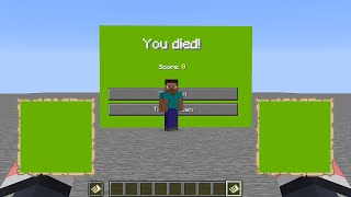 Green Screen Minecraft