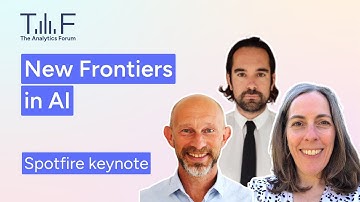 New Frontiers in AI and Visual Analytics: Spotfire Showcase