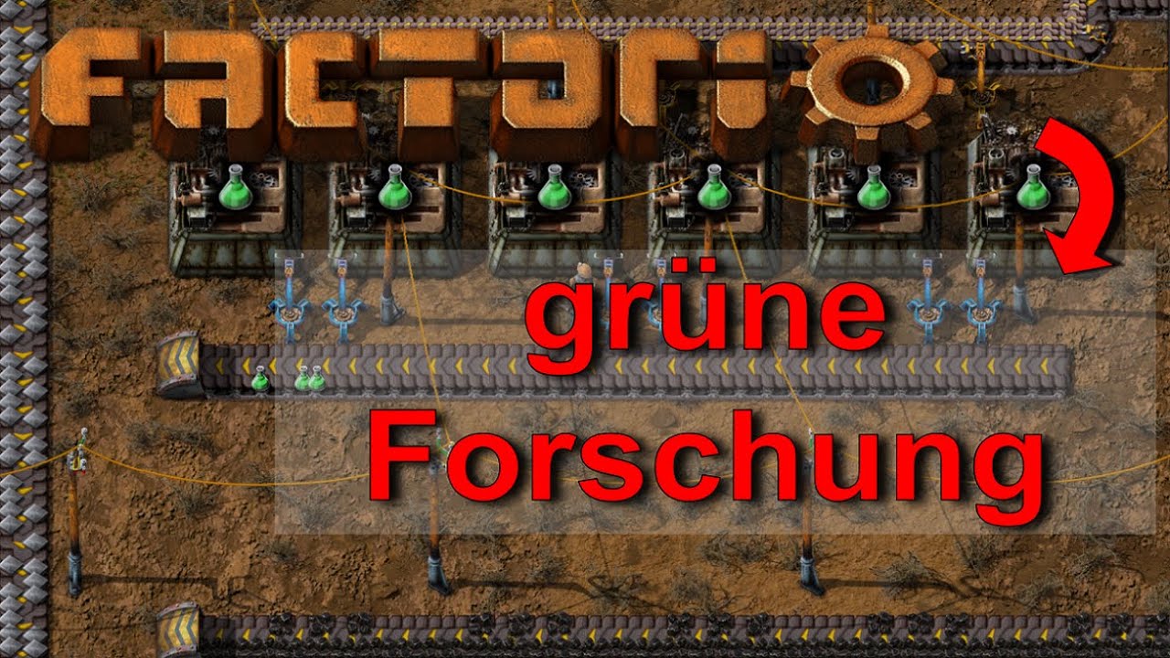 FACTORIO Deutsch - Lets Play Grüne Forschung (Schaltkreise) #5 - YouTube