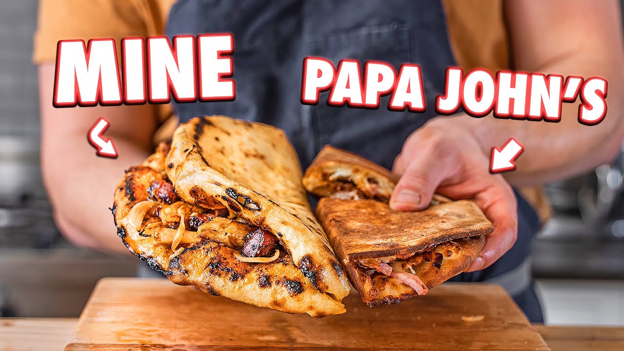 Making The Papa John’s Papadia At Home | But Better | Joshua Weissman