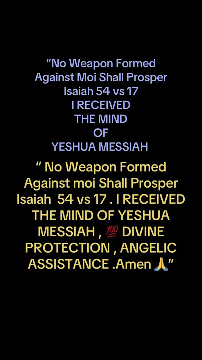 ISAIAH 54 vs 17