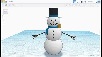 TinkerCAD - Snowman