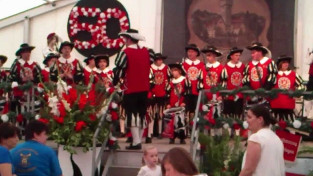 Fanfarenzug Trochtelfingen beim 50ig jährigem Geburtstag vom FZ Mühringen