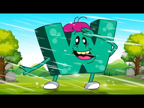 Meet Monsters W | Monster Alphabet Song | Learn English Words | Video For Kids