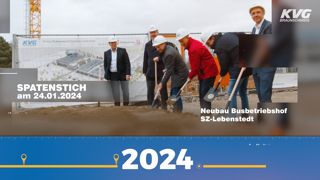 KVG Neubau Betriebshof SZ-Lebenstedt Spatenstich 2024  HD