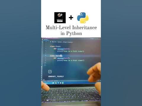 Multi-Level Inheritance in Python 🌟#multilevel #inheritance #class # ...