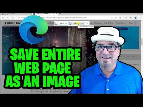 Save an Entire Web Page as an Image File in Microsoft Edge