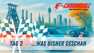 E-Cannonball 2025 Tag 2 FINALE: 108 Elektroautos meistern 4 EXTREME Challenges!