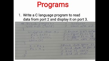 Programming using embedded 