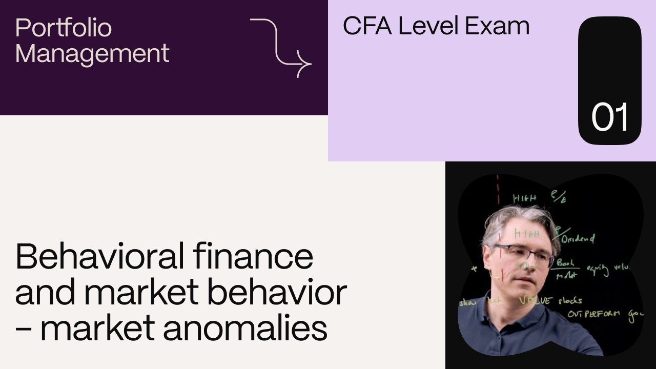 Behavioral finance and market behavior - market anomalies (for the CFA ...