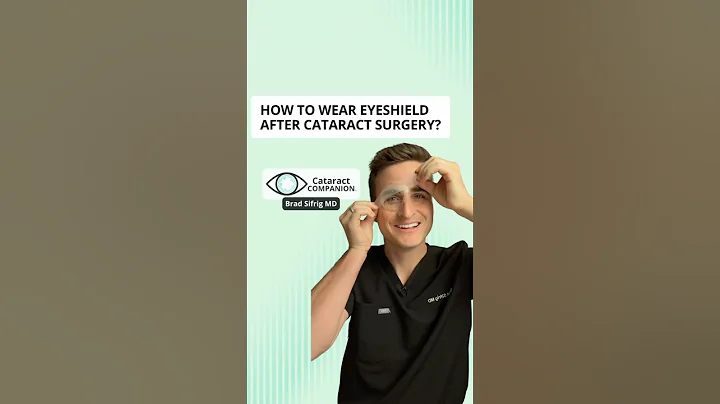 How to wear eye shield after cataract surgery?