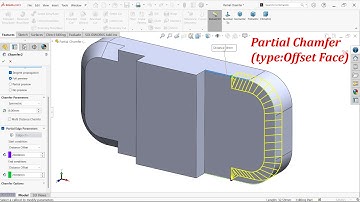 Create a Partial Chamfer in SolidWorks