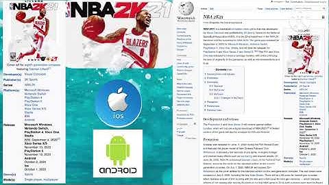 Finally the official release of the NBA 2K21 Mobile iOS and Android...