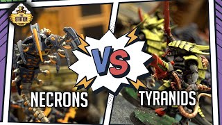Мультшоу TYRANIDS vs NECRONS I Battlereport 2000pts I Warhammer 40000