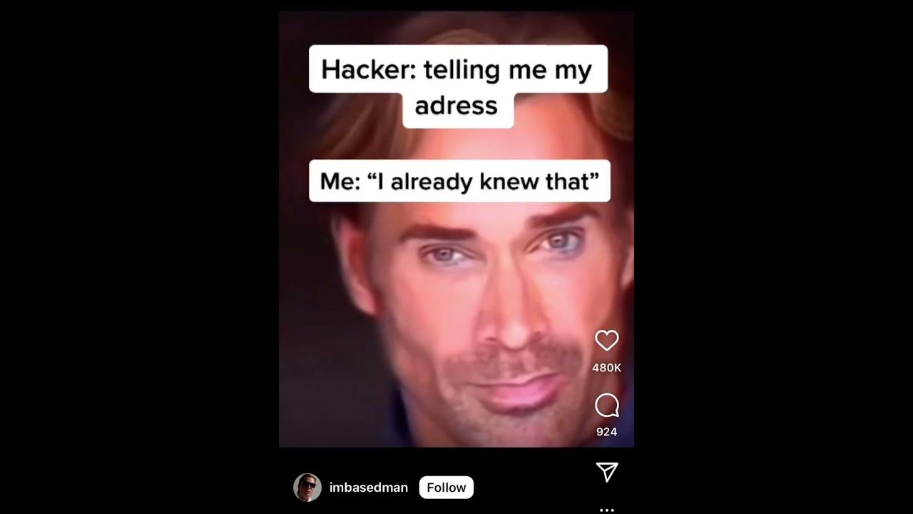 POV: hacker telling you your address - YouTube