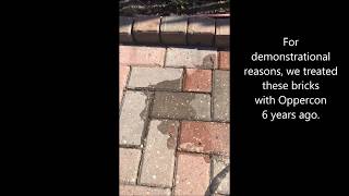 Oppercon - Makes Bricks And Stones Water Repellent.