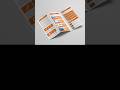 How to Create Trifold Brochure Mockup Design With Photoshop#tutorial