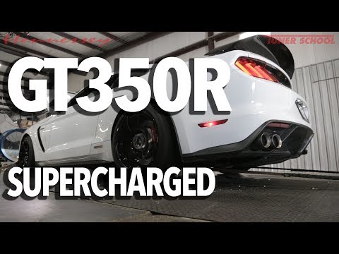 GT350R Supercharged 787 Rear Wheel HP Dyno Testing