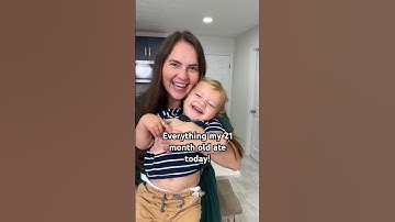 What my 21 month old toddler eats in a day! 😋 #momlife #toddlermom #toddlerfood #toddlers #shorts