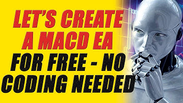 FXDREEMA TUTORIAL: How to create a MACD Crossover Forex Robot EA no coding or programming