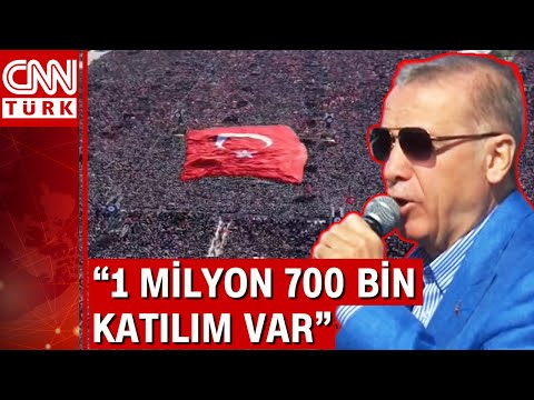 Cumhurbaşkanı Erdoğan "İstanbul ayağa kalktı" dedi ve katılım sayısını açıkladı! İşte rakamlar