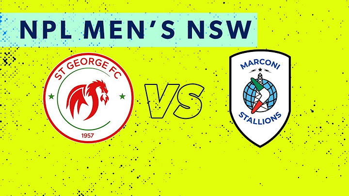 NPL Men's NSW Round 19: St George FC v Marconi Stallions FC