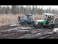 Homemade 4x4 tractors drive offroad explore offroad with tractors