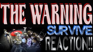 THE WARNING - SURVIVE - Live - ROCK MUSICIAN REACTION!