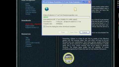 Eclipse mmorpg Maker Tutorial