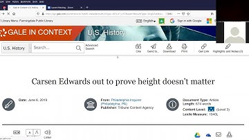 Gale in Context: US History