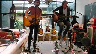 Martin &amp; James - Wheels (acoustic) @ Music Store, Koeln-Kalk (18.05.12.)