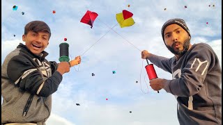 Kite Fighting Challenge With Chotu | Kite Cutting | Kite Fight | Kite Flying | Kites