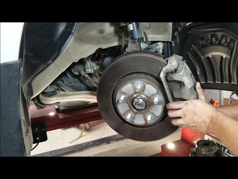 How to replace front wheel bearing hub on a Honda Odyssey, Pilot, Ridgeline, Acura MDX step by step.