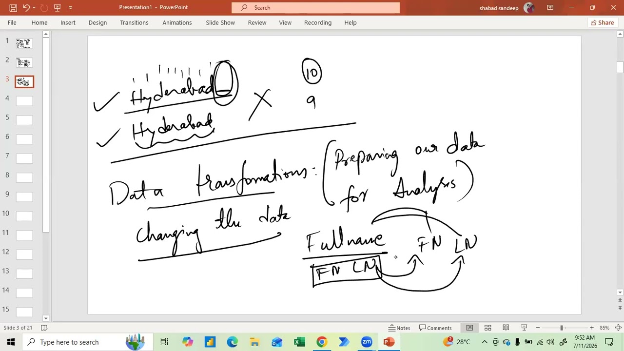 Data Analytics & Business Analytics with AI|ML @ 9:30 AM (IST) by Mr.Sandeep Krishna  Day-3