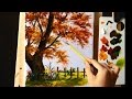 How to Paint a Tree with Acrylic Lesson 8