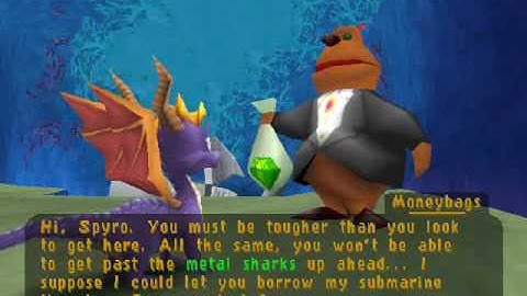 Spyro 2! Walkthrough #13 - Aquaria Towers Part 1