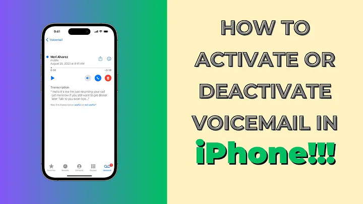 How to Activate or Deactivate Live Voicemail on iPhone in iOS 18